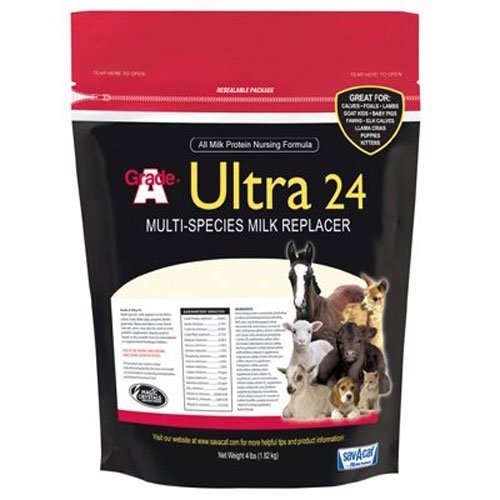 MILK PRODUCTS LLC 01-7428-0215 Ultra 24 Multi-Purpose Milk Replacer 4-LB Pouch