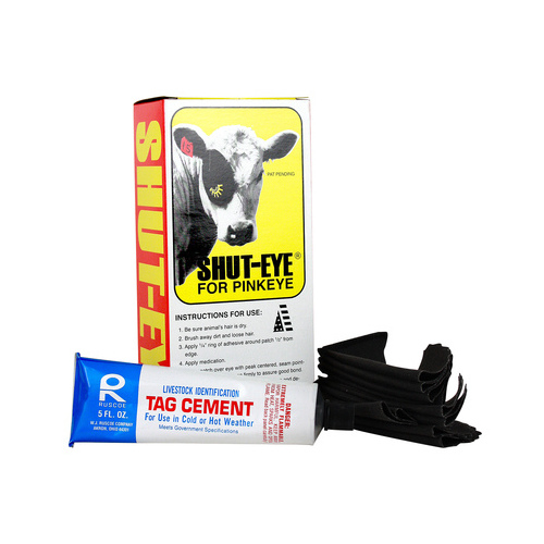 Shut-Eye Pinkeye Patches Cow pack of 10