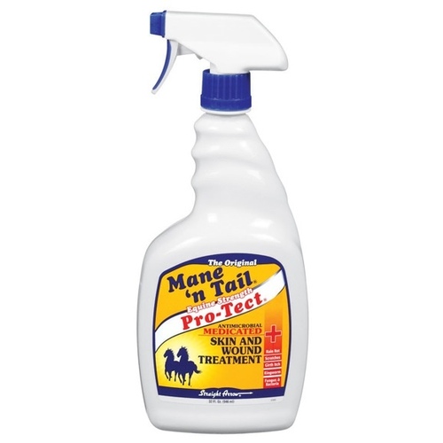 STRAIGHT ARROW PRODUCTS INC 544646 Mane 'n Tail Pro-Tect Skin and Wound Treatment 32-oz Spray