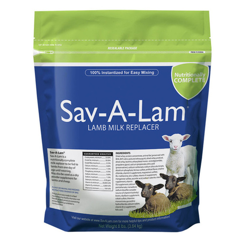 MILK PRODUCTS LLC 01-7417-0217 Sav-A-Lam Milk Replacer 8-LB Bag