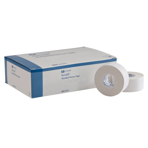 KENDALL CURITY STANDARD POROUS TAPE - 1/2" X 10 YARD