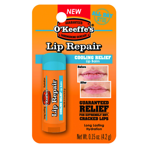 O'Keeffe's K0710108 O'Keeffe's Lip Repair Lip Balm Stick - Cooling Relief