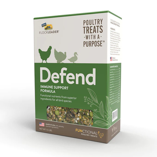 Flockleader Defend Poultry Treats for Immune Support - 1.5lbs.