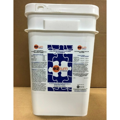 EZ EQUINE 22702704 EZium Metabolic 2-Month Reclosable Plastic Pail - 19 lbs.