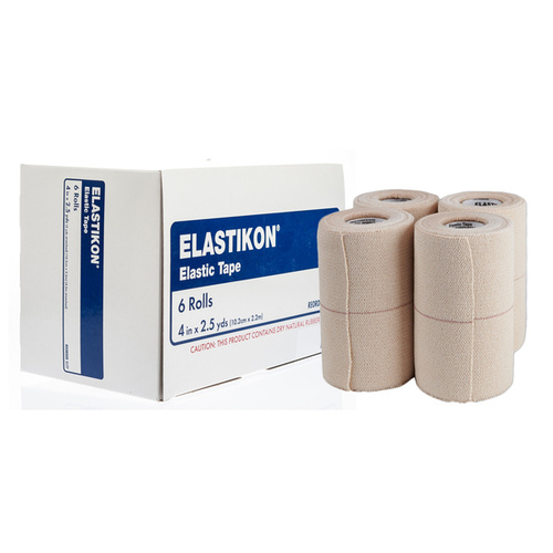 Vet One Animal Health ELAS-5177 Elastikon Elastic Tape Cotton 4" x 2.5-Yards pack of 6