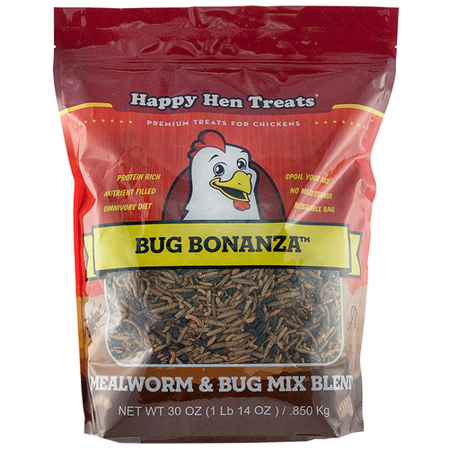 Happy Hen Bug Bonanza Mealworm & Bug Mix Blend 30-oz Bag