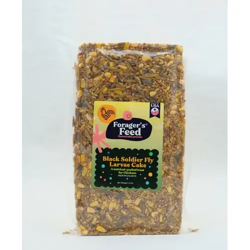 Forager's Feed 001-656088 FLY LARVAE CAKE MIX 8OZ. - FORAGERS FEED