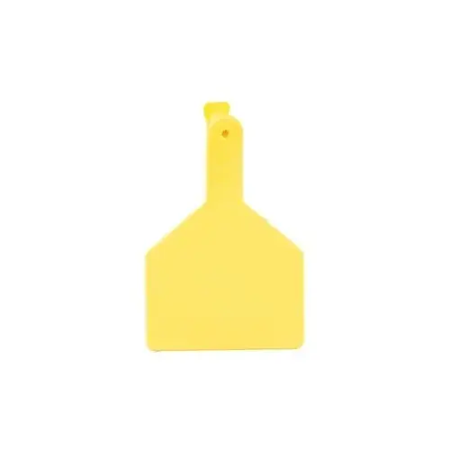 Z Tags 9053600 Z Tags Cow Tags - Yellow, Blank, pack of 25