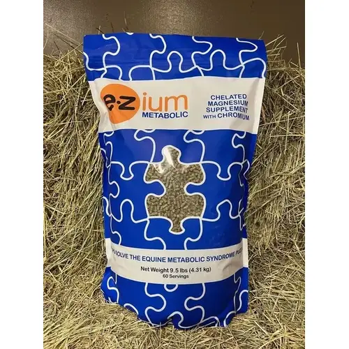 EZ EQUINE RESEALBLE EZium Metabolic Refill Bag - 9.5 lb. Resealable Bag