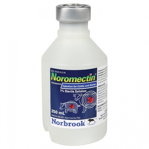 Norbrook Pharmaceuticals 001-11078 Noromectin 1% Injection 250-ML