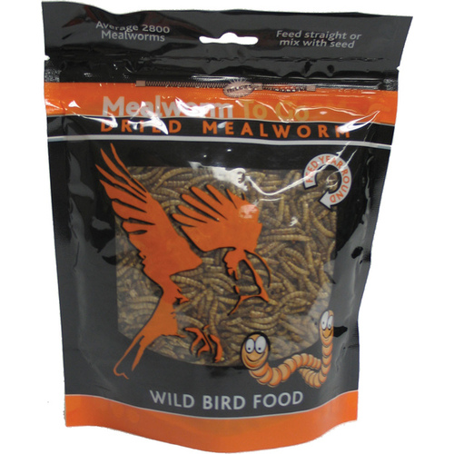 UniPet USA, LLC WB069 Mealworm To Go Dried Mealworm Wild Bird Food 3.5-oz Pouch