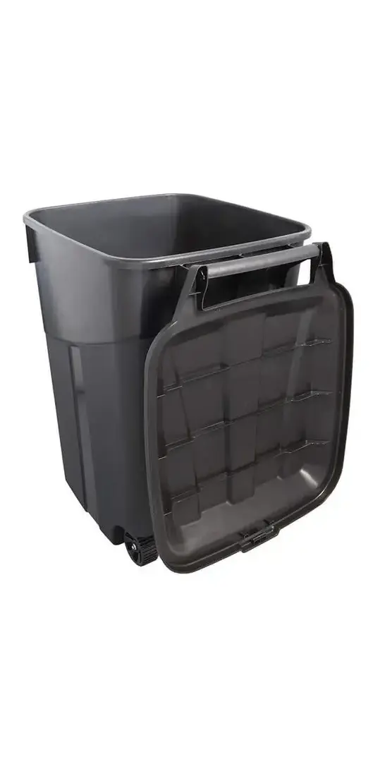 United Solutions TI0073-XCP5 Wheeled Trash Can, 45 gal