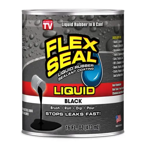 1 Pt. Liquid Rubber Sealant, Black