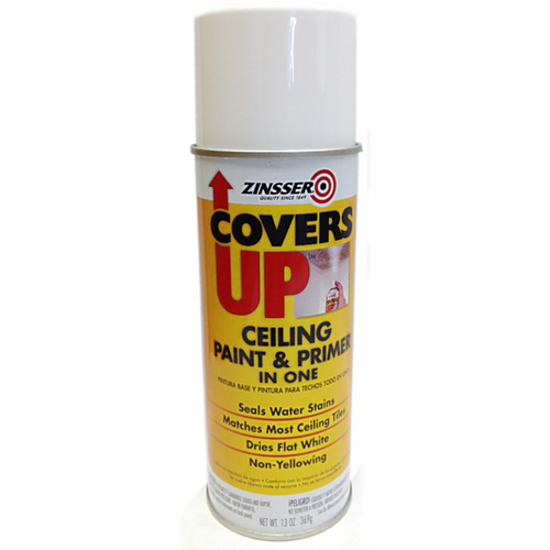 Covers Up Stain Sealing Ceiling Paint Spray - 13 oz White