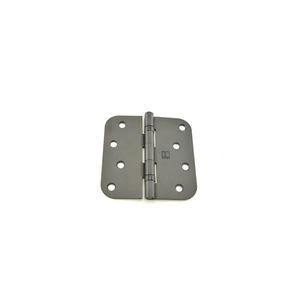 4" x 4" 5/8 Radius Full Mortise Residential Weight Ball Bearing Hinge # 042007 Matte Antique Bronze Finish
