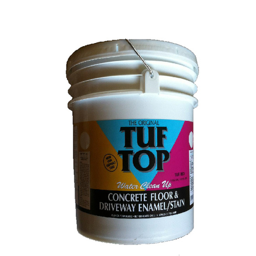 Tuf-Top 10-115 Floor & Driveway Coating Semi-Gloss Light Tint Water-Based Acrylic Latex 5 gal Light Tint