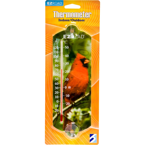 HEADWIND CONSUMER PRODUCTS 840-0004 Thermometer Indoor/Outdoor Vertical 10" Cardinal