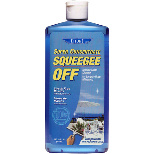 Ettore 30116 Squeegee-Off Super Concentrate Window Cleaning Formula 16-oz