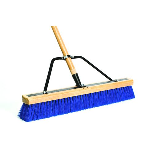 Contractor Push Broom Polypropylene 24" Multicolored