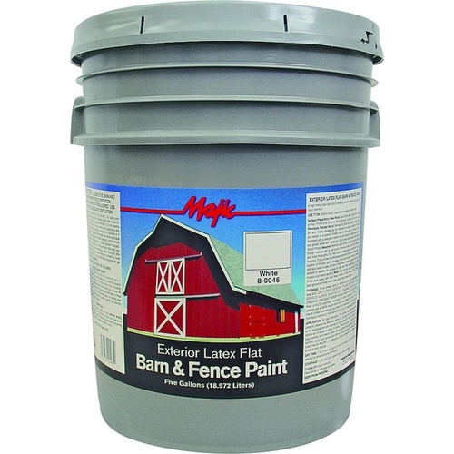 Majic Latex Barn & Fence Paint 5 Gallon - White