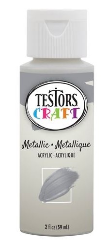 Testors 292495A Testors Enamel Metallic Paint - Silver 2 fl oz.