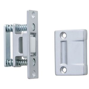 Large Nylon Roller Latch with ASA Strike Satin Chrome Finish