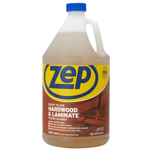 ZEP ZPE1041692 Floor Cleaner, 1 gal Bottle, Liquid, Pleasant Lemon, Clear