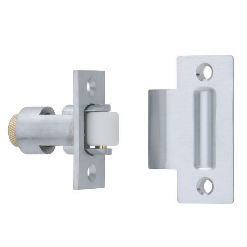 Nylon Roller Latch with ASA Strike Satin Chrome Finish