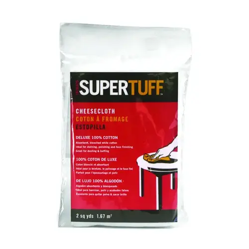 SuperTuff Cheese Cloth, Cotton, White