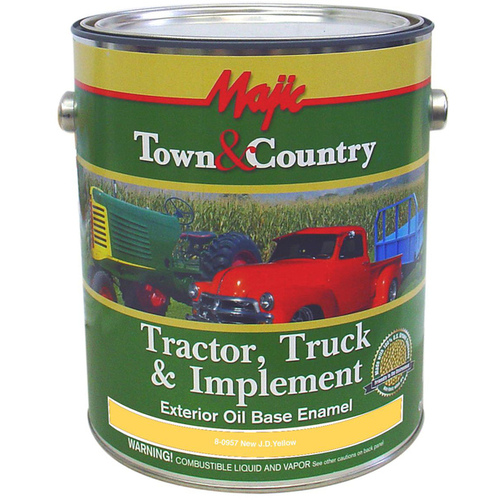 Majic Town & Country Tractor, Truck & Implement Enamel 1 Gal - New JD Yellow