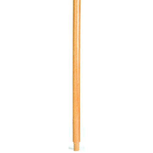 Broom/Sweep Handle Wood 15/16" x 60" with Threaded Tip Natural