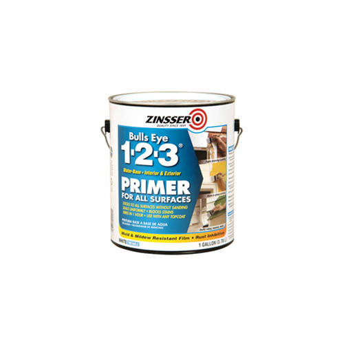 Bulls Eye 1-2-3 Water-Base Primer - White - Gallon