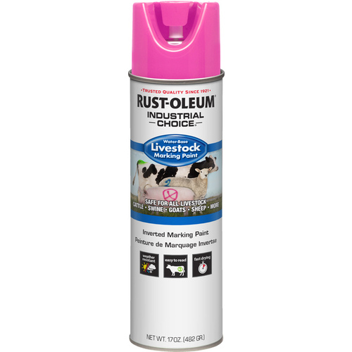 Rust-Oleum 383018 Rust-Oleum Livestock Marking Paint 17oz - Fluorescent Pink