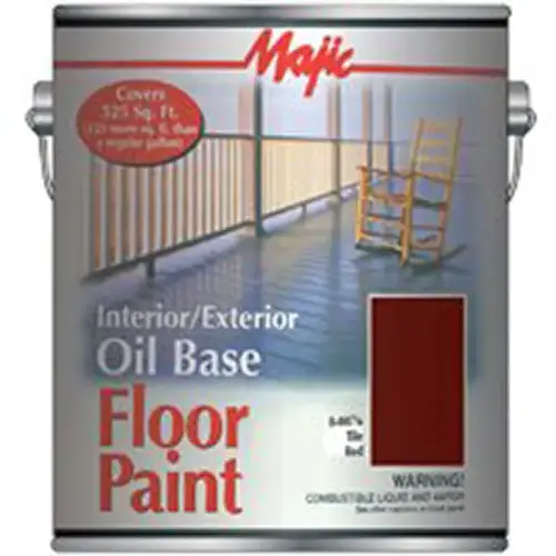 Interior Exterior Oil Base Floor Tile Red - Gallon