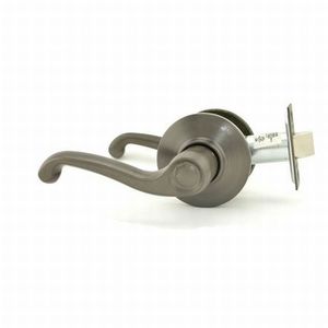 S Series Passage Flair Left Hand with 16-203 Latch 10-001 Strike Oil Rubbed Bronze Finish