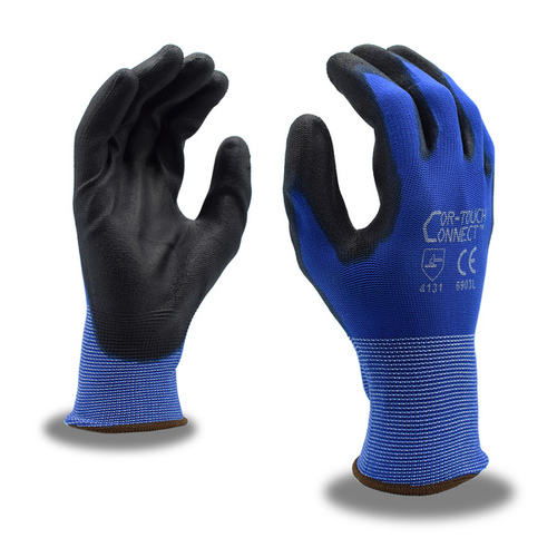 Cordova International Sourcing Co 6903M Cor-Touch Screen Connect Gloves - Blue Nylon - Medium Pair