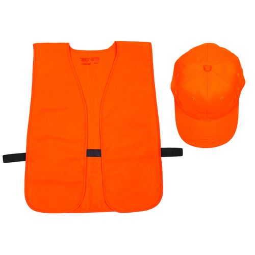 Orange Hat & Vest Combo, Blaze Orange