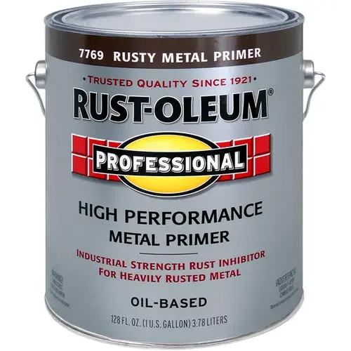 PROFESSIONAL Rusty Metal Primer, Flat, Flat Rusty Metal Primer, 1 gal - pack of 2