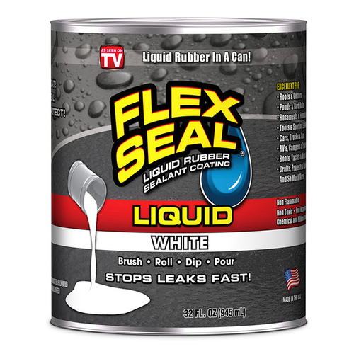 Flex Seal LFSWHTR32 Flex Seal Liquid 32-oz - White