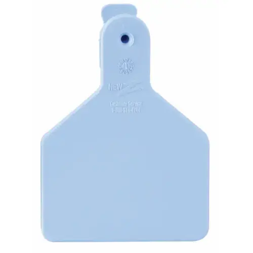 Z Tags 700-2500-167 Z Tags 100 Count 1-Piece Blank Tags for Calves, Blue