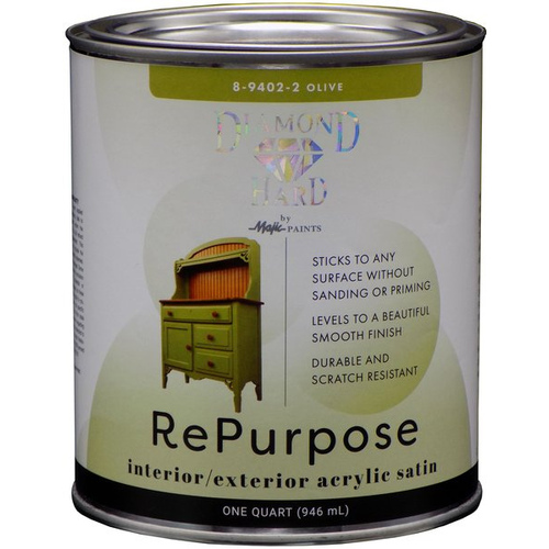 DIAMOND HARD REPURPOSE PAINT ENAMEL - OLIVE