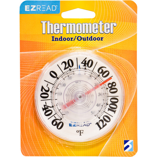 HEADWIND CONSUMER PRODUCTS 840-0006 Thermometer Indoor/Outdoor Dial 3.5" White