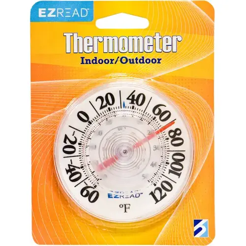 HEADWIND CONSUMER PRODUCTS 840-0006 Thermometer Indoor/Outdoor Dial 3.5" White