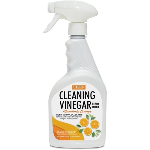 All Purpose Cleaning Vinegar Mandarin Orange Scent Concentrated Liquid 32 oz Clear