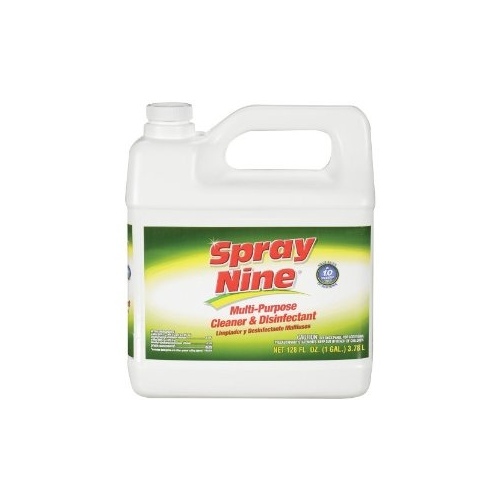 SPRAY NINE 26801 Cleaner and Degreaser, 1 gal, Liquid, Citrus, Clear