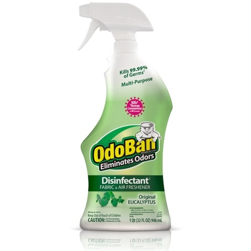 OdoBan 910061-Q6 Disinfectant Laundry & Air Freshener Eucalyptus Scent 24 oz