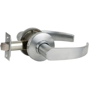 S Series Passage Neptune with 16-203 Latch 10-001 Strike Satin Chrome Finish