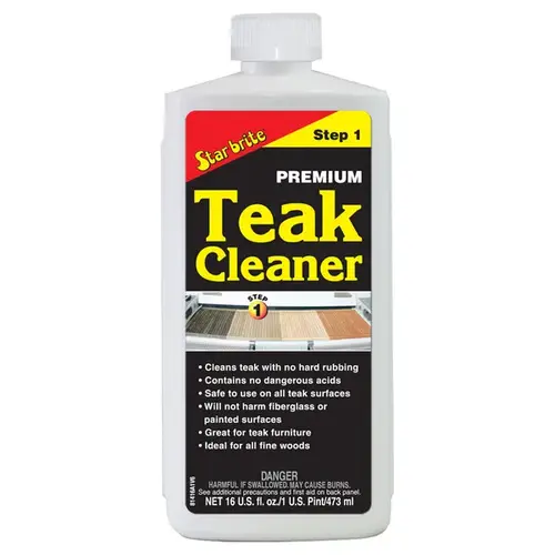 Star Brite 81416 Premium Teak Cleaner Step 1 16-oz