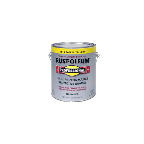 PROFESSIONAL Enamel, Gloss, Safety Yellow, 1 gal Can - pack of 2