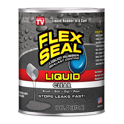 Flex Seal LFSCLRR16 Flex Seal Liquid 16-oz - Clear